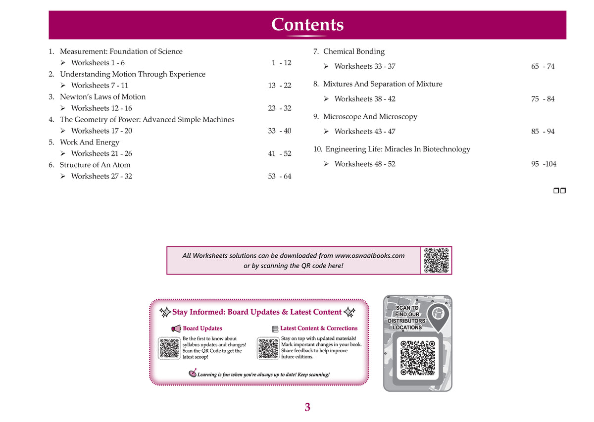 CBSE Workbook Class 9 Science Advance Course | aligned with NCERT | Perforated Worksheets for Practice with Competency Based questions | NEP 2020 + NCF-SE 2023 | 2027 Exam