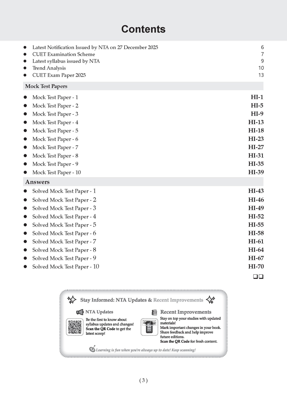 Oswaal NTA CUET (UG) 10 Mock Test Papers History For 2026 Exam (Section-II) (as per latest 27 Dec., notification) | 500+ MCQs for Practice | Includes 2025 Paper- fully solved | With Oswaal AI