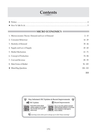 ISC | Topper Notes | Class 12 | Economics with Oswaal.ai