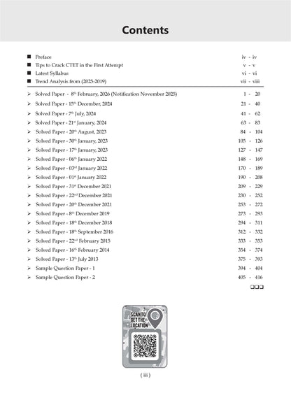 CTET Paper 2 (Classes 6-8) Mathematics & Science 19 Previous Years' Solved Papers English Medium | Year-wise 2013-2025 | Includes Feb 2026 Solved Paper | With Oswaal AI | For 2026 Exam