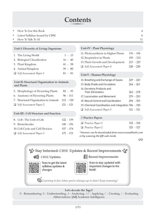 CBSE Question Bank Biology Chapter-wise & Topic-wise Class 11 For 2027 Exam with Competency Based Questions & Comprehensive NCERT coverage