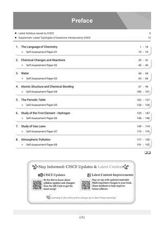 ICSE Question Bank Chemistry Class 9 For 2027 Exam | Chapter-wise & Topic-wise Revision Notes | Competency-focused Questions | Aligned with latest Syllabus & Exam Pattern