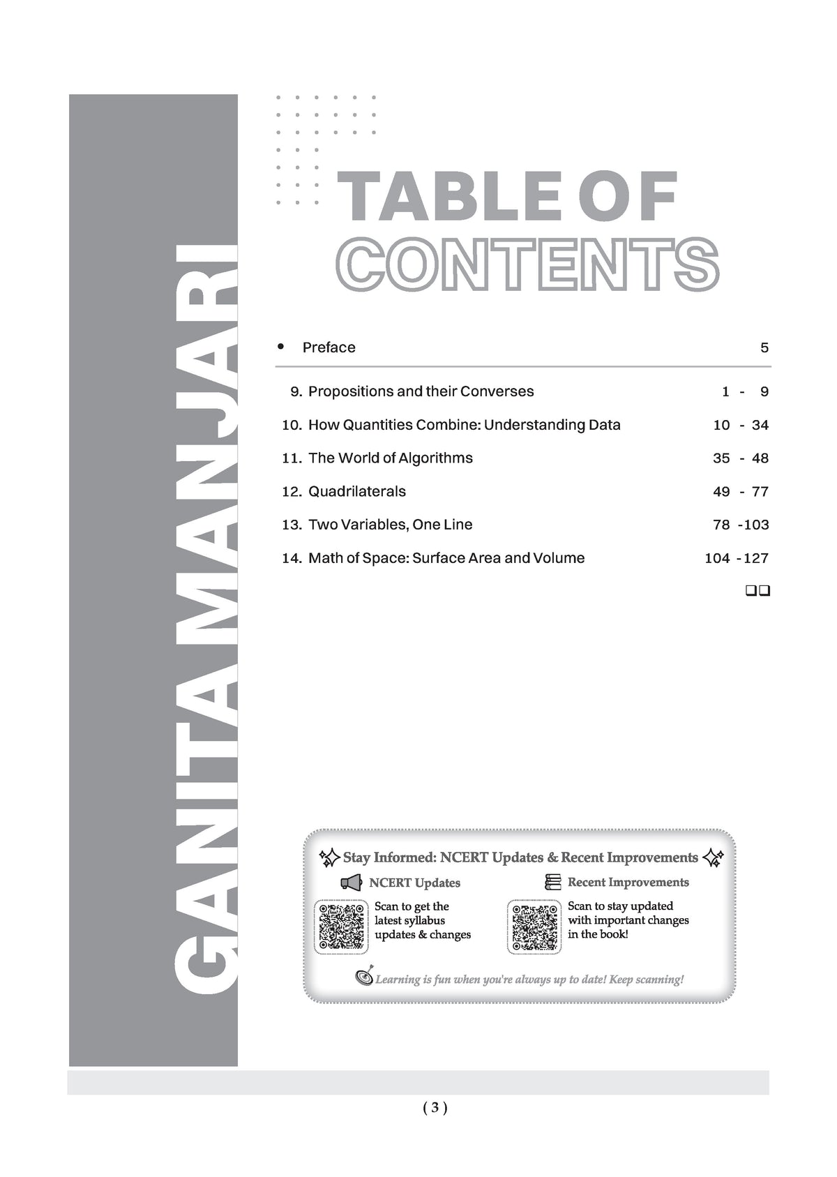 Oswaal CBSE NCERT Class 9 Textbook Solutions Mathematics Part-2 (Ganita Manjari) (Latest NCERT) | Revision Notes, Mind Maps, Solved Intext & Exercise Questions | Oswaal AI