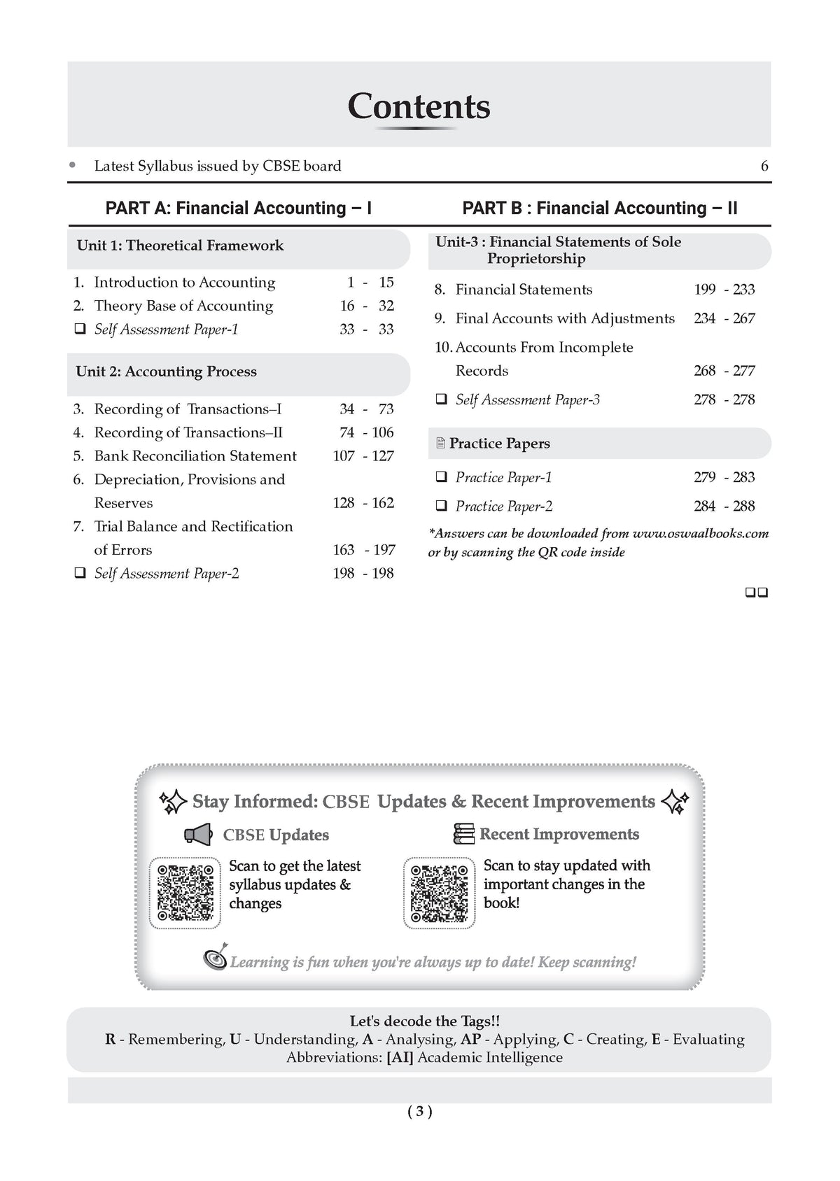CBSE Class 11 Accountancy Question Bank | Chapter & Topic-wise Solved Papers (2017-2026) | Based on Latest Syllabus (April 2026) | Includes 2026 Papers | For 2027 Exam