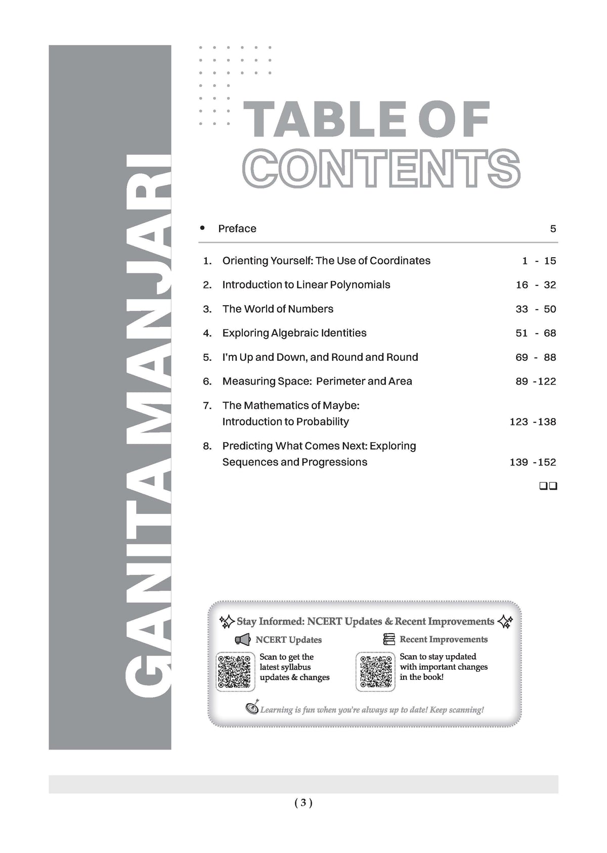 Oswaal NCERT Class 9 Textbook Solutions Mathematics Part-1 & Part-2 (Ganita Manjari) & Science (Exploration) (Latest NCERT) Set of 3 Books | Revision Notes, Solved Intext