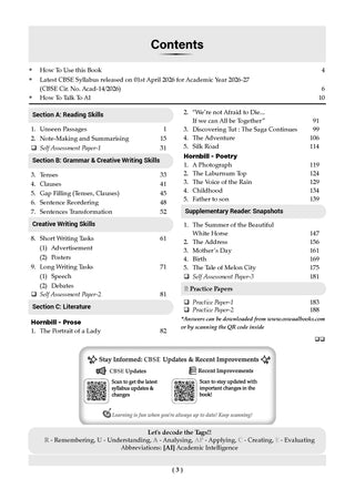 CBSE Class 11 English Core Question Bank | Chapter & Topic-wise Solved Papers (2017-2026) | Based on Latest Syllabus (April 2026) | Includes 2026 Papers | | For 2027 Exam