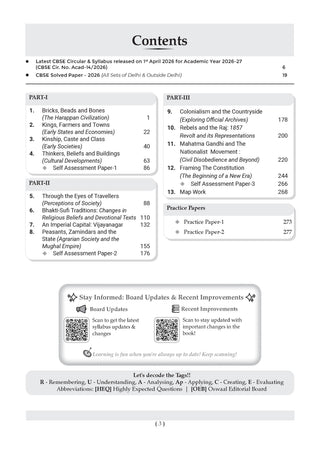 CBSE Class 12 History Question Bank | Chapter & Topic-wise Solved Papers (2017-2026) | Based on Latest Syllabus (April 2026) | Includes 2026 Papers | | For 2027 Exam