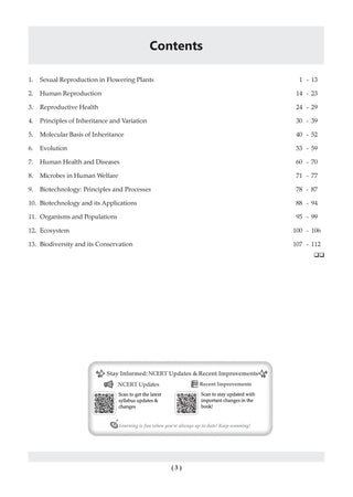 NCERT Textbook Solutions Class 12 Biology | For Latest Exam