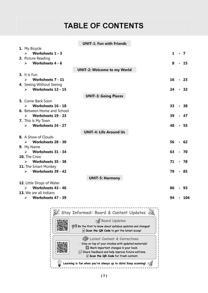 Oswaal NCERT Workbook Class 2 Hindi Saarangi, English Mridang and Mathematics Joyful (Set of 3 Books) (For Latest Exam)