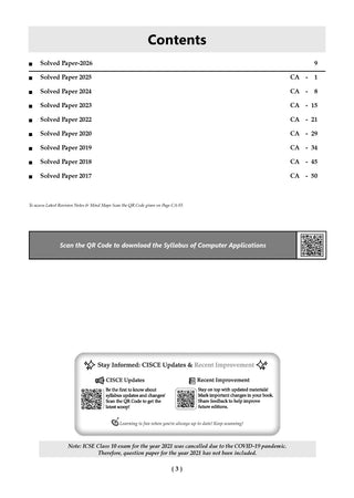 ICSE 10 Previous Years' Solved papers | Year-wise (2017-2026) |Class-10 | Computer Applications | For 2027 Exam | Oswaal AI