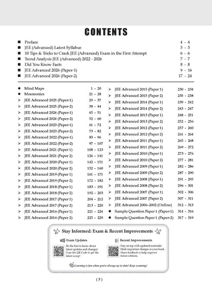 JEE Advanced 25 Years Year-wise Solved Papers Mathematics | Fully Solved May 2026 Paper 1 & 2 | Smart Mind Maps, Mnemonics, PYQs & Oswaal AI