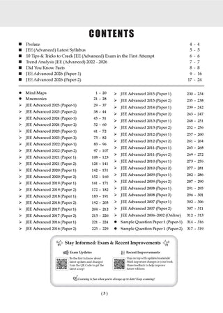 JEE Advanced 25 Years Year-wise Solved Papers Mathematics | Fully Solved May 2026 Paper 1 & 2 | Smart Mind Maps, Mnemonics, PYQs & Oswaal AI