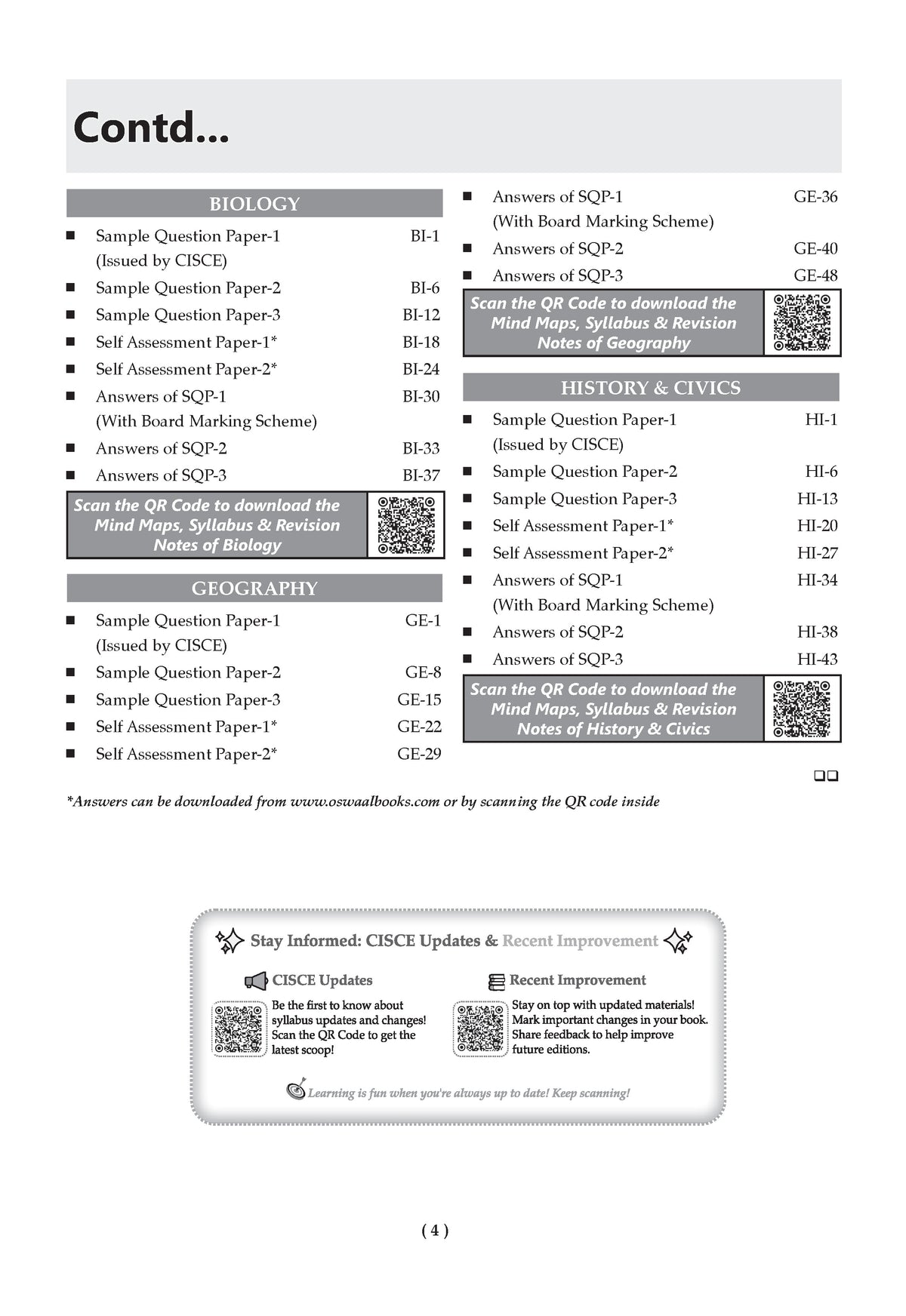 ICSE | 40 Combined Sample Question Papers | Class 10 | For 2027 Exam | Includes–Specimen Paper 2027 |With Revision Notes, Mind Maps | With Oswaal AI