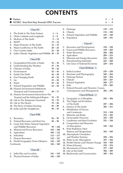 NCERT One For All Book for UPSC & State PSCs | Geography Classes 6-12 (Old & New NCERT Edition) Latest Edition