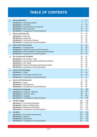 One for All Workbook Class 1 General Knowledge | 45+ Concept-wise Perforated Worksheets | Based on NCERT | NEP 2020 & NCF 2023 Aligned | For CBSE & State Boards | Builds Concept Clarity & Scientific Skills
