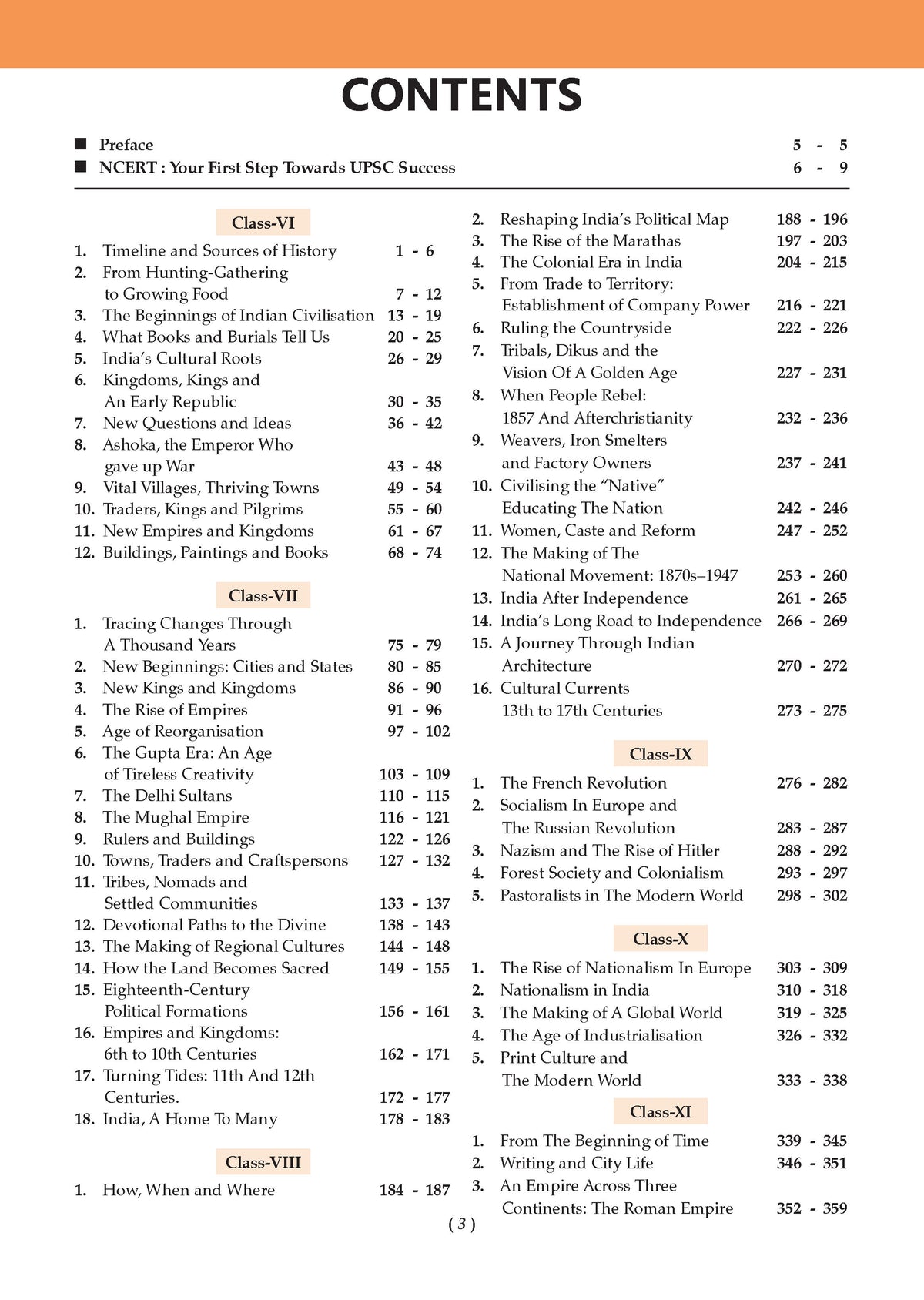 NCERT One For All Book for UPSC & State PSCs | History Classes 6-12 (Old & New NCERT Edition) Latest Edition