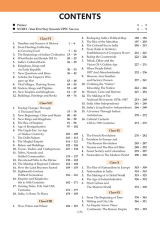NCERT One For All Book for UPSC & State PSCs | History Classes 6-12 (Old & New NCERT Edition) Latest Edition