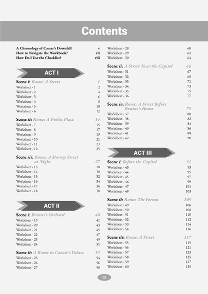 Oswaal William Shakespeare's Julius Caesar Workbook with Solutions ICSE 9 & 10