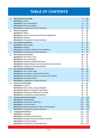 One for All Workbook Class 3 General Knowledge| 50+ Concept-wise Perforated Worksheets | NEP 2020 & NCF 2023 Aligned | For CBSE & State Boards | Builds Concept Clarity & Scientific Skills