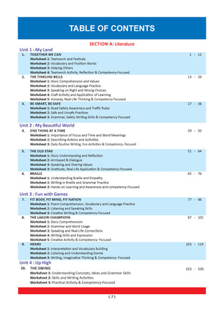 One for All Workbook Class 4 English| 50+ Concept-wise Perforated Worksheets | Based on NCERT Santoor| NEP 2020 & NCF 2023 Aligned | For CBSE & State Boards | Builds Concept Clarity & Scientific Skills