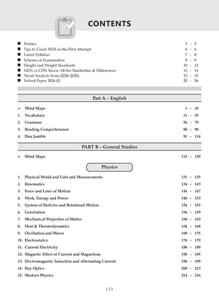 NDA/NA 13 Years’ Chapter-wise & Topic-wise Solved Papers | General Ability Test (GAT)| 2014-2026 (I) | Includes 2026 Paper – I | For Sep 2026 (II) Exam| With Oswaal AI