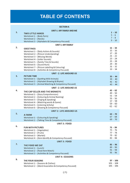 One for All Workbook Class 1 English | 50+ Concept-wise Perforated Worksheets | Based on NCERT Mridang | NEP 2020 & NCF 2023 Aligned | For CBSE & State Boards | Builds Concept Clarity & Scientific Skills