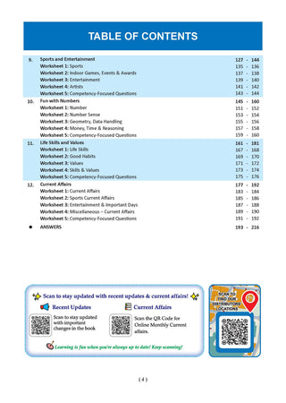 One for All Workbook Class 3 General Knowledge| 50+ Concept-wise Perforated Worksheets | NEP 2020 & NCF 2023 Aligned | For CBSE & State Boards | Builds Concept Clarity & Scientific Skills