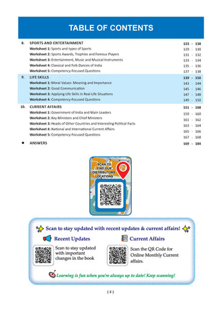 One for All Workbook Class 4 General Knowledge| 45+ Concept-wise Perforated Worksheets | NEP 2020 & NCF 2023 Aligned | For CBSE & State Boards | Builds Concept Clarity & Scientific Skills