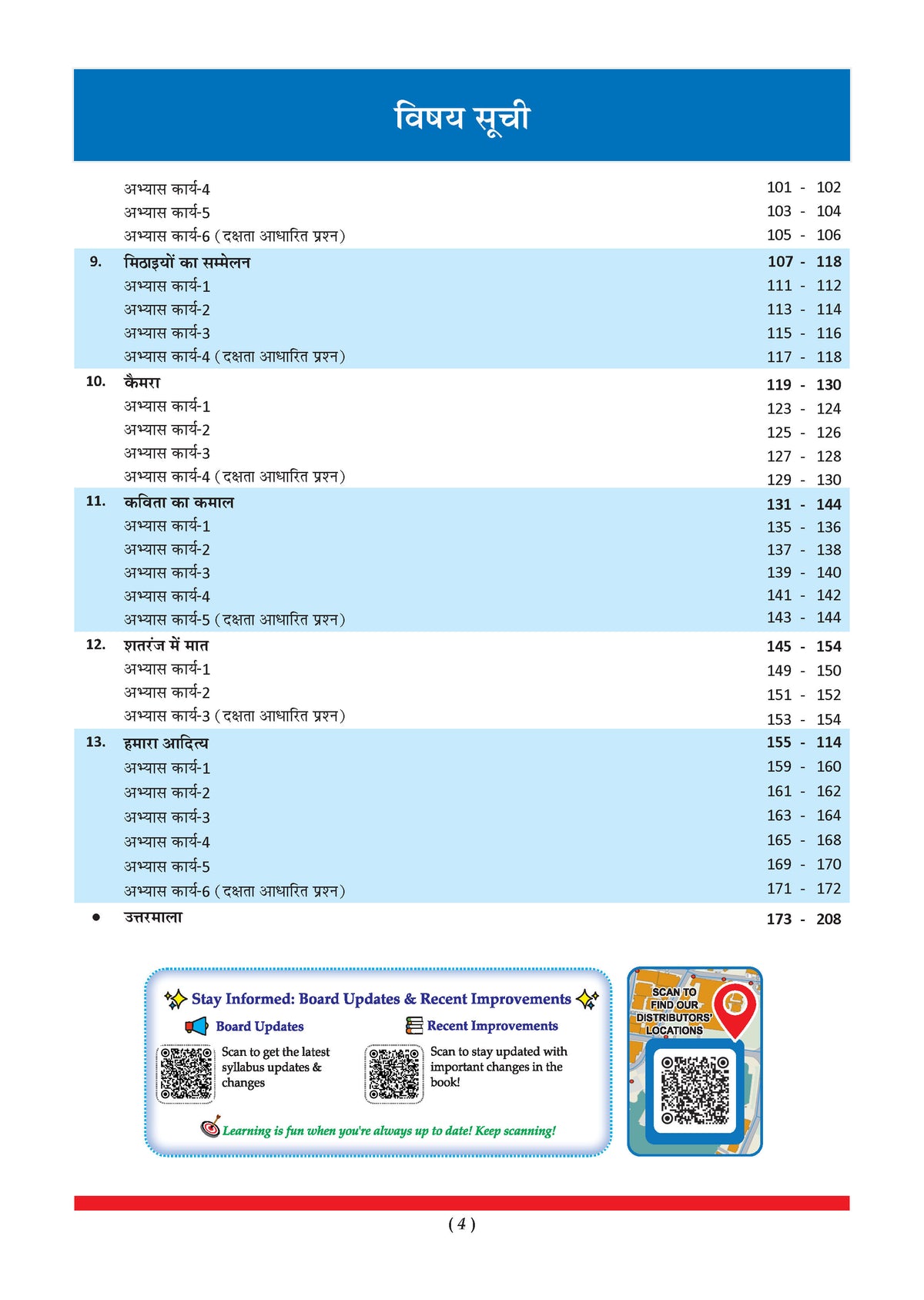 One for All Workbook Class 4 Hindi | 50+ Concept-wise Perforated Worksheets | Based on NCERT Veena | NEP 2020 & NCF 2023 Aligned | For CBSE & State Boards | Builds Concept Clarity & Scientific Skills