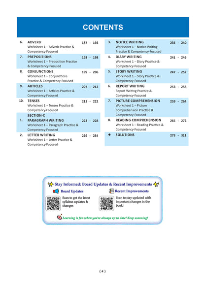 Oswaal One for All Workbook Class 5 English | 50+ Concept-wise Perforated Worksheets | Based on NCERT Santoor | NEP 2020 & NCF 2023 Aligned | For CBSE & State Boards | Builds Concept Clarity & Scientific Skills