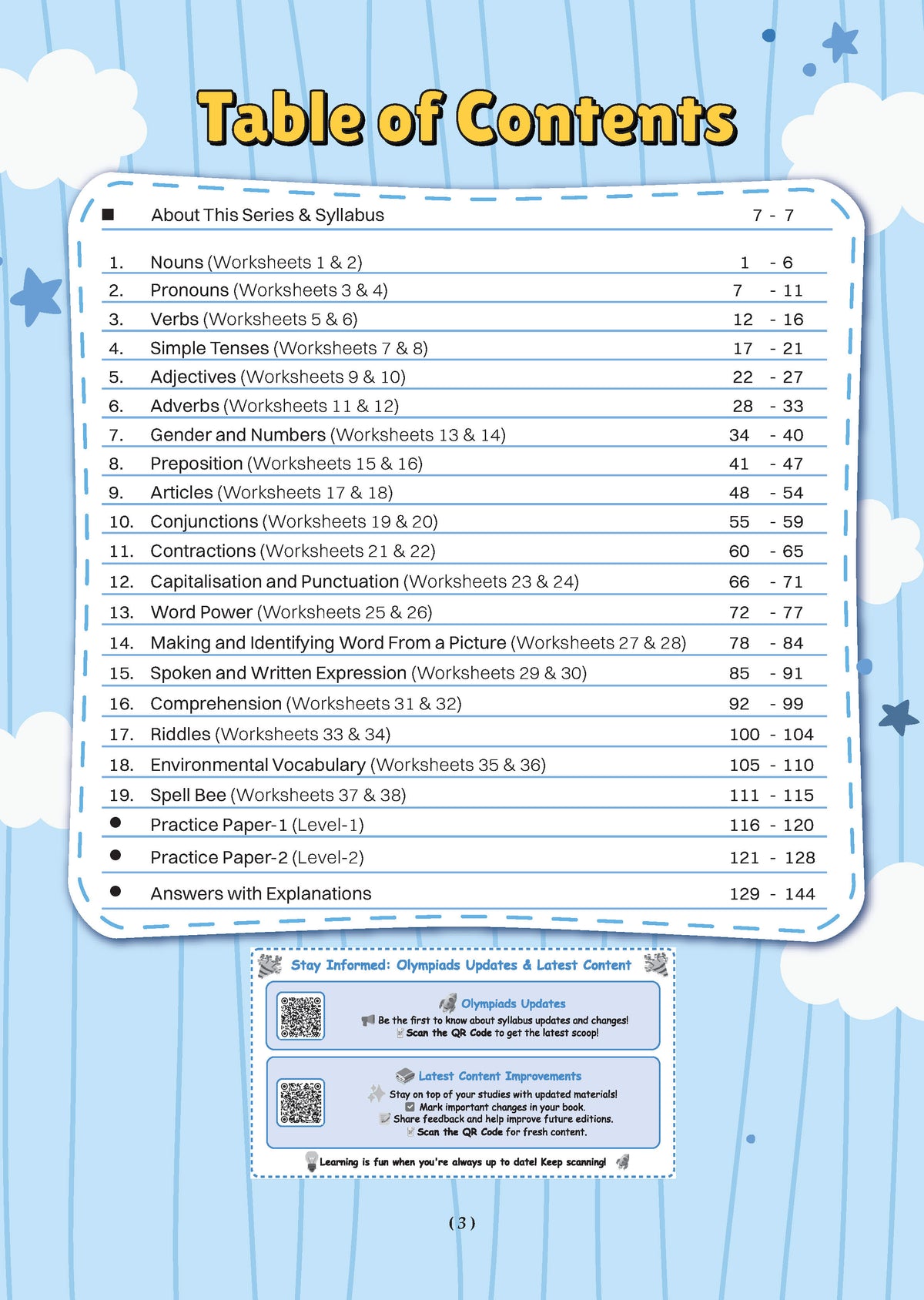One For All Olympiads Workbook Class 2 English | Questions for SOF IEO & Other Olympiad Exams 2026 | With Sample Practice Papers & Oswaal.AI