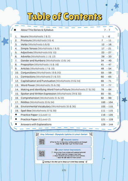 One For All Olympiads Workbook Class 2 English | Questions for SOF IEO & Other Olympiad Exams 2026 | With Sample Practice Papers & Oswaal.AI