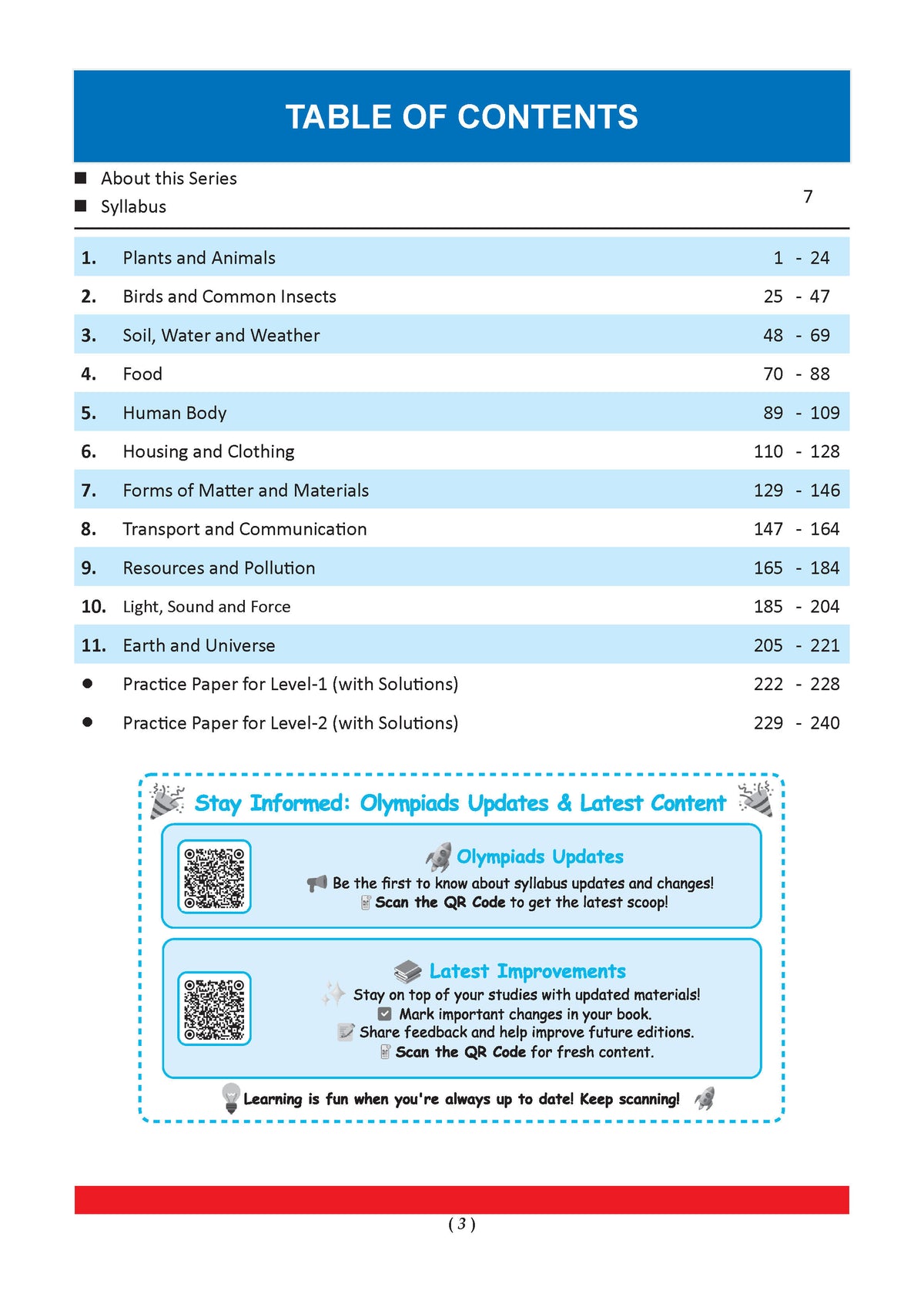One For All Olympiads Class 3 Science Prep-Guide | Chapter-wise Previous Years' Solved Papers+ Workbook (Set of 2 Books) | Questions for SOF NSO & Other Olympiad Exams 2026