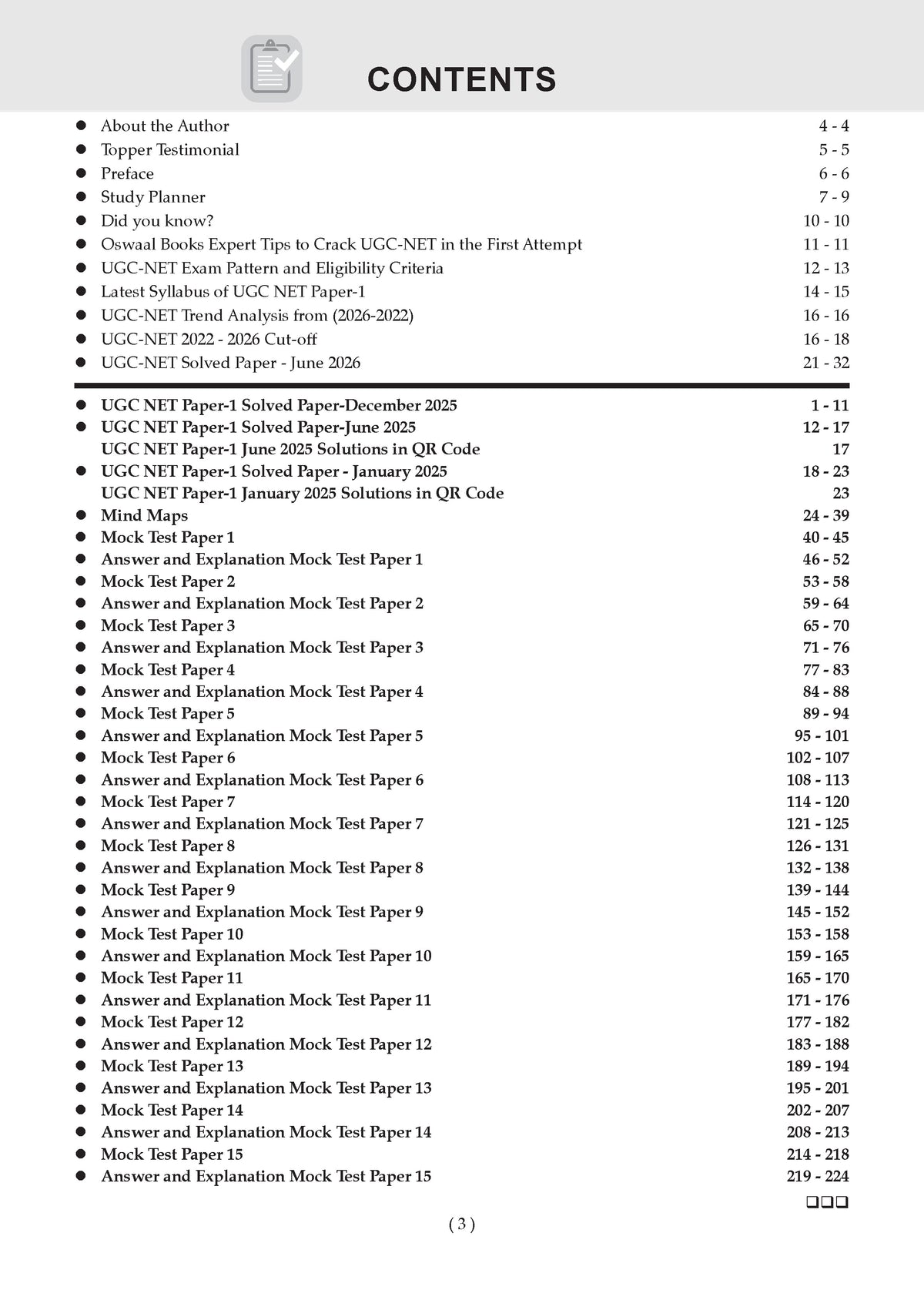 NTA UGC NET / JRF / SET Paper-1 | 15 Mock Test Papers | Teaching & Research Aptitude (Compulsory) | (For 2026 Exam)