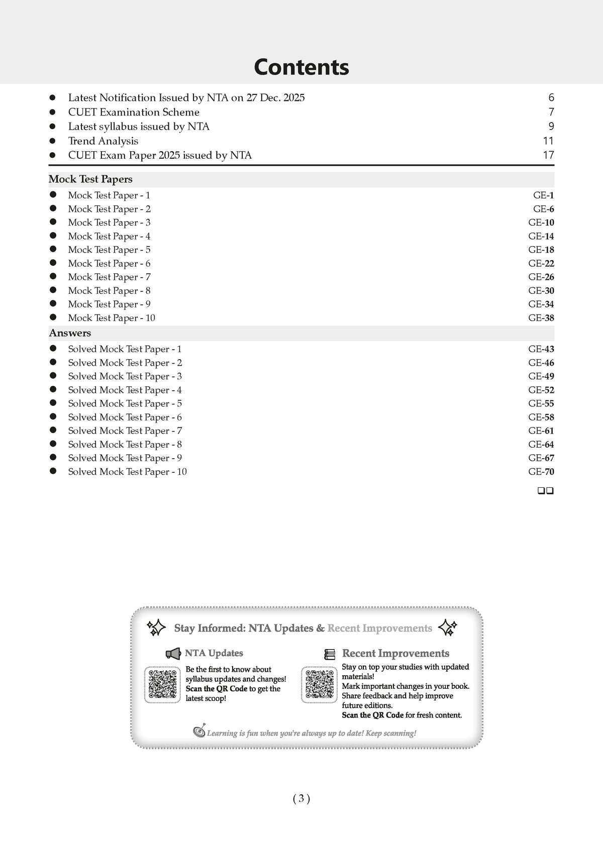 Oswaal NTA CUET (UG) 10 Mock Test Papers Geography For 2026 Exam (Section-II) (as per latest 27 Dec., notification) | 500+ MCQs for Practice | Includes 2025 Paper- fully solved | With Oswaal AI