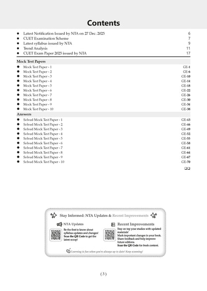 Oswaal NTA CUET (UG) 10 Mock Test Papers Geography For 2026 Exam (Section-II) (as per latest 27 Dec., notification) | 500+ MCQs for Practice | Includes 2025 Paper- fully solved | With Oswaal AI