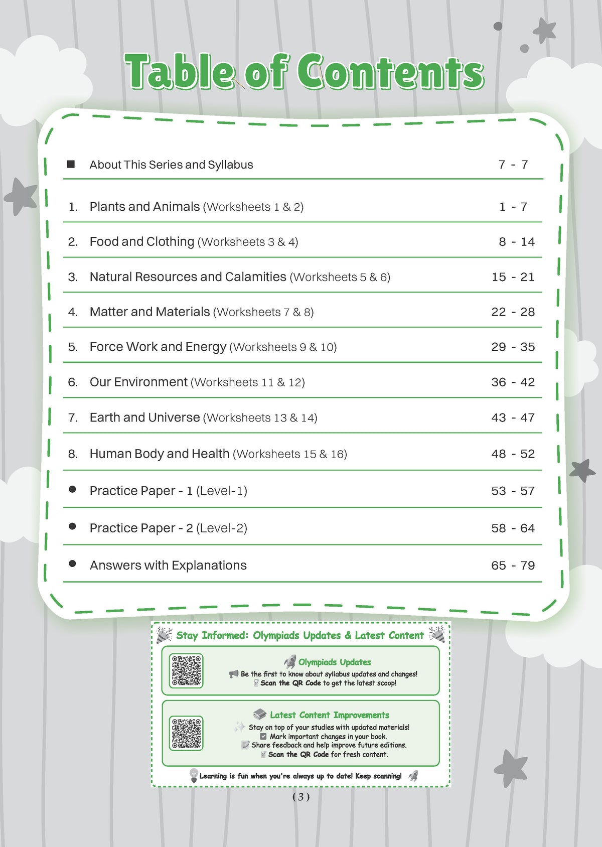 Oswaal One For All Olympiads Workbook Class 6 Science | Questions for SOF NSO & Other Olympiad Exams 2026 | With Sample Practice Papers & Oswaal.AI