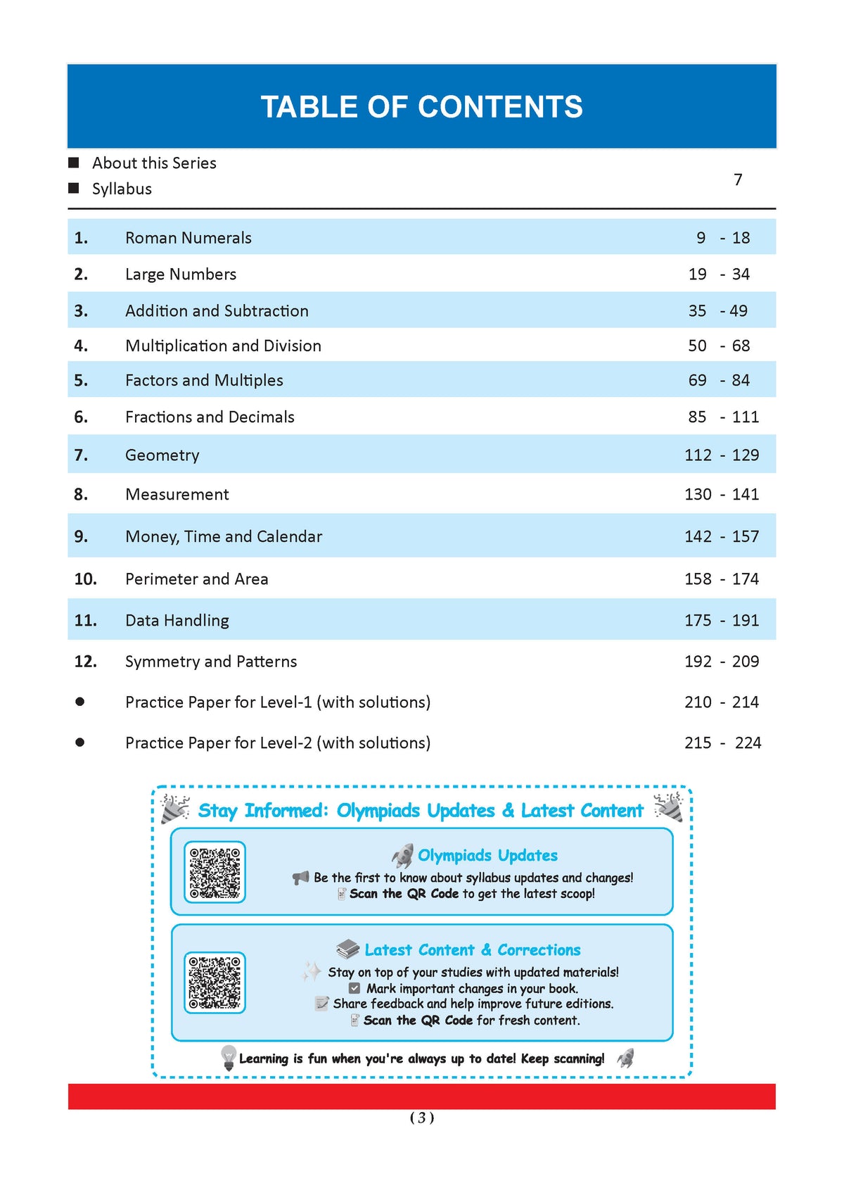 Oswaal One for All Olympiads | Class 4 Maths, Science, GK | Chapter-wise Previous Years' Solved Papers | Prep-Guide With Level 1, 2 & Achievers Section (Set of 3 Books) For 2026 Exam
