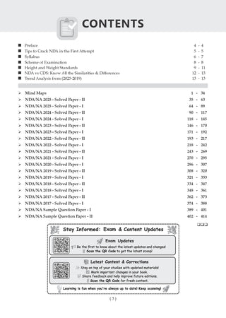 NDA-NA (NATIONAL DEFENCE ACADEMY/NAVAL ACADEMY) 17 Previous Solved Papers| Year-wise 2017-2025 (I & II ) | General Ability Test