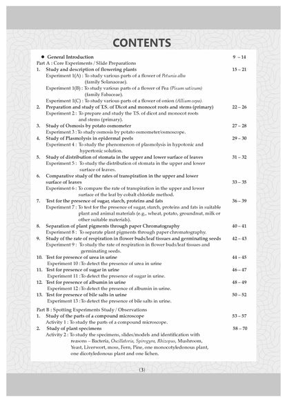 CBSE Laboratory Manual Class 11 Biology Book ( Latest Edition ) - Oswaal Books