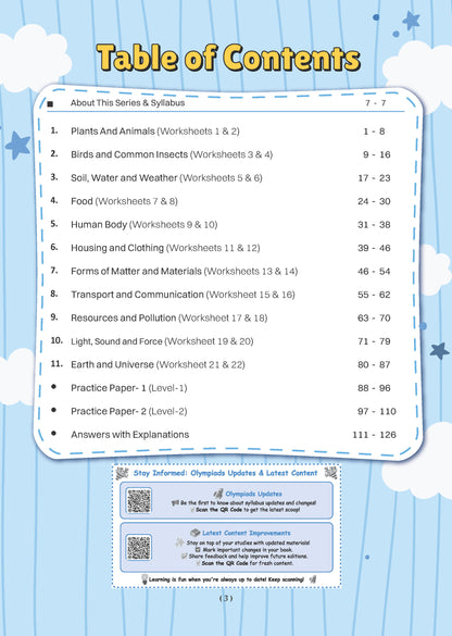 One For All Olympiads Workbook Class 3 Science | Questions for SOF NSO & Other Olympiad Exams 2026 | With Sample Practice Papers & Oswaal.AI