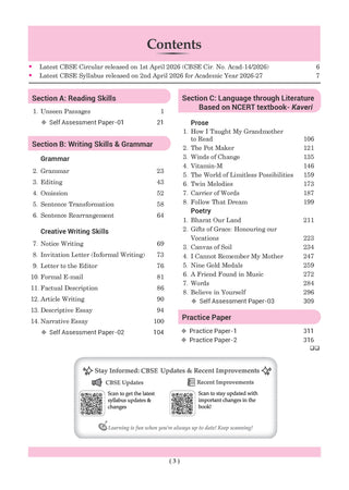 CBSE English Question Bank Chapter-wise & Topic-wise Class 9 | Based on new NCERT Textbook Kaveri |Includes Summary, Competency-Based Question, Self-Assessment & Practice Papers | For R1 Level