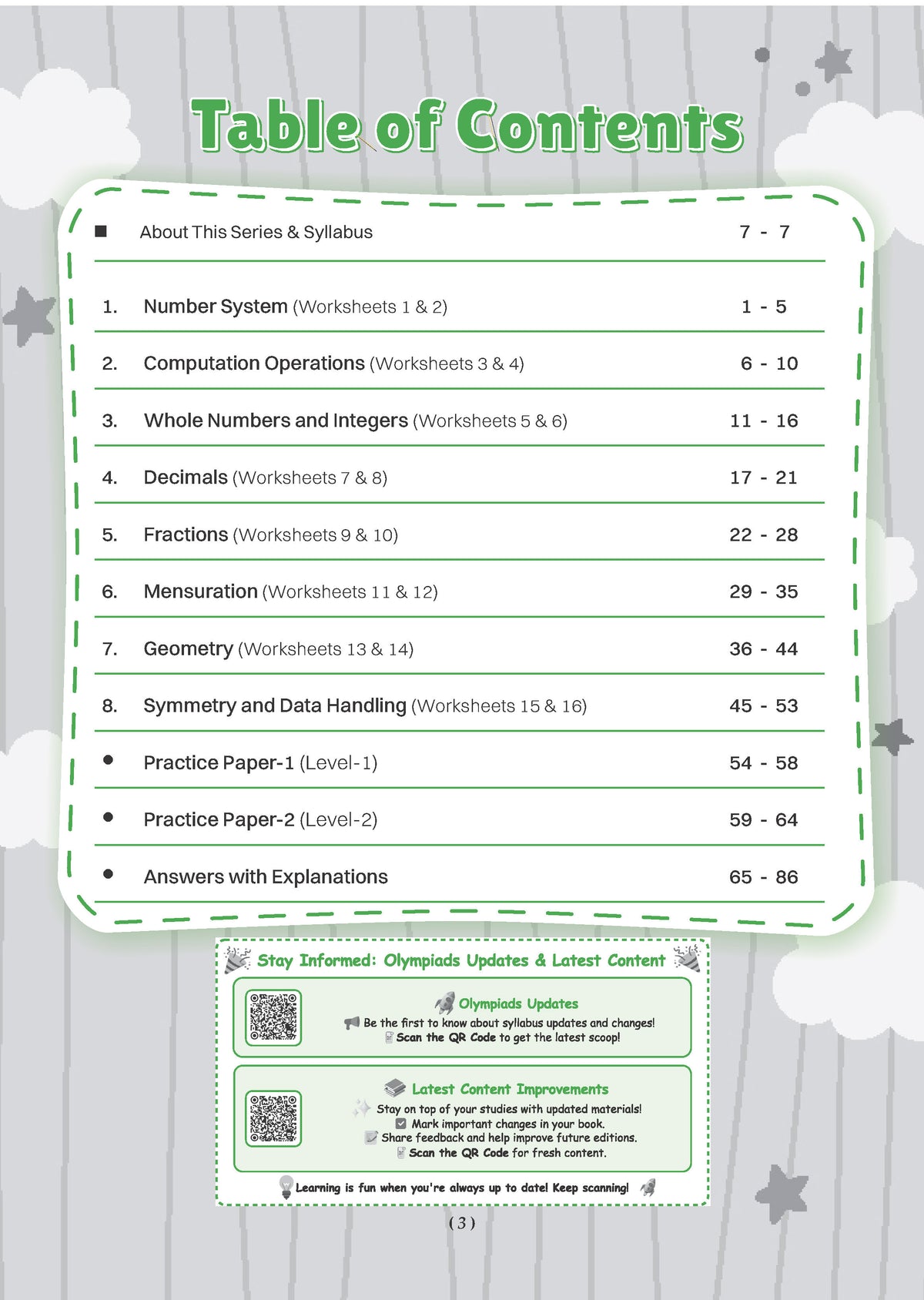 Oswaal One For All Olympiads Workbook Class 6 Maths | Questions for SOF IMO & Other Olympiad Exams 2026 | With Sample Practice Papers & Oswaal.AI