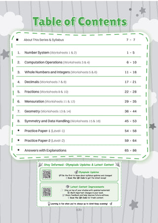 One For All Olympiads Workbook Class 6 Maths | Questions for SOF IMO & Other Olympiad Exams 2026 | With Sample Practice Papers & Oswaal.AI