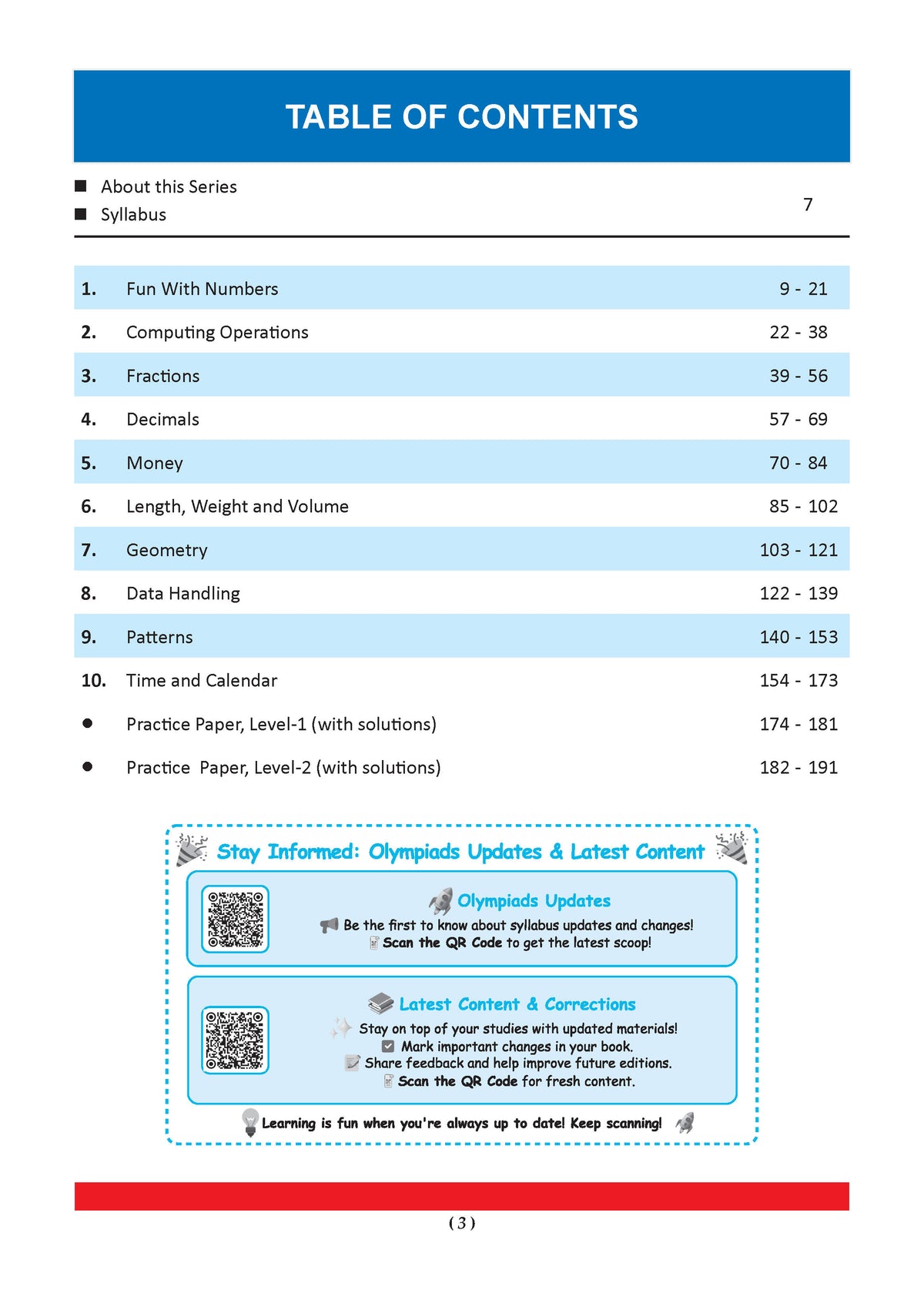 Oswaal One for All Olympiads | Class 3 Maths, Science, GK | Chapter-wise Previous Years' Solved Papers | Prep-Guide With Level 1, 2 & Achievers Section (Set of 3 Books) For 2026 Exam
