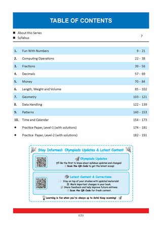 One for All Olympiads | Class 3 Maths, Science, GK | Chapter-wise Previous Years' Solved Papers | Prep-Guide With Level 1, 2 & Achievers Section (Set of 3 Books) For 2026 Exam