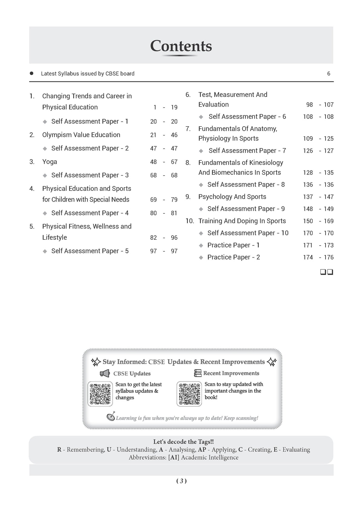 CBSE Class 11 Physical Education Question Bank | Chapter & Topic-wise Solved Papers (2017-2026) | Based on Latest Syllabus (April 2026) | Includes 2026 Papers | For 2027 Exam