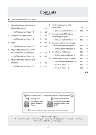 CBSE Question Bank Physical Education Chapter-wise & Topic-wise Class 11 For 2027 Exam with Competency Based Questions & Comprehensive NCERT coverage