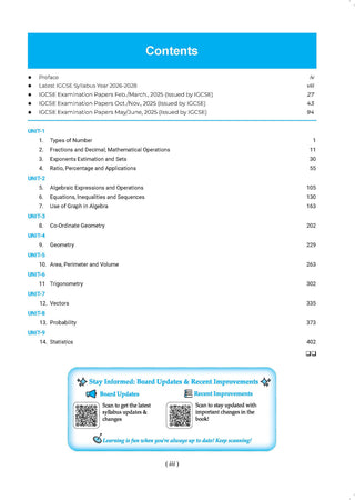 Oswaal IGCSE Topical Past Solved Papers | Mathematics Vol. 1 (0580) | For 2027 Exam | With Oswaal AI