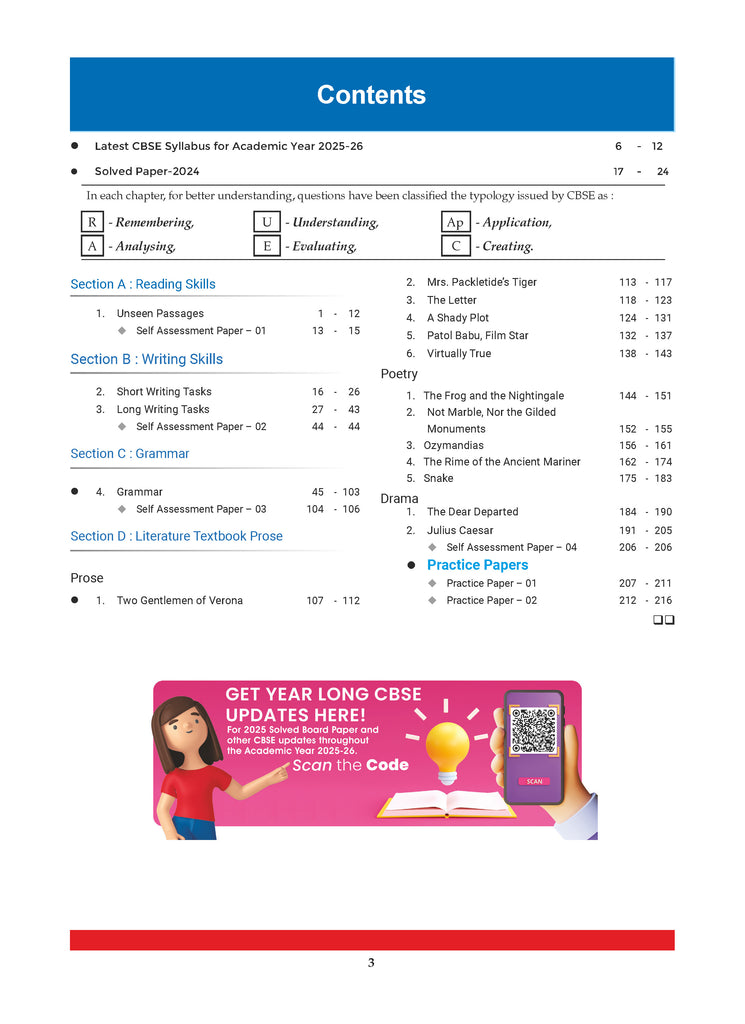 CBSE Question Bank Chapterwise and Topicwise SOLVED PAPERS Class 10 ENGLISH COMMUNICATIVE For Exam 2026